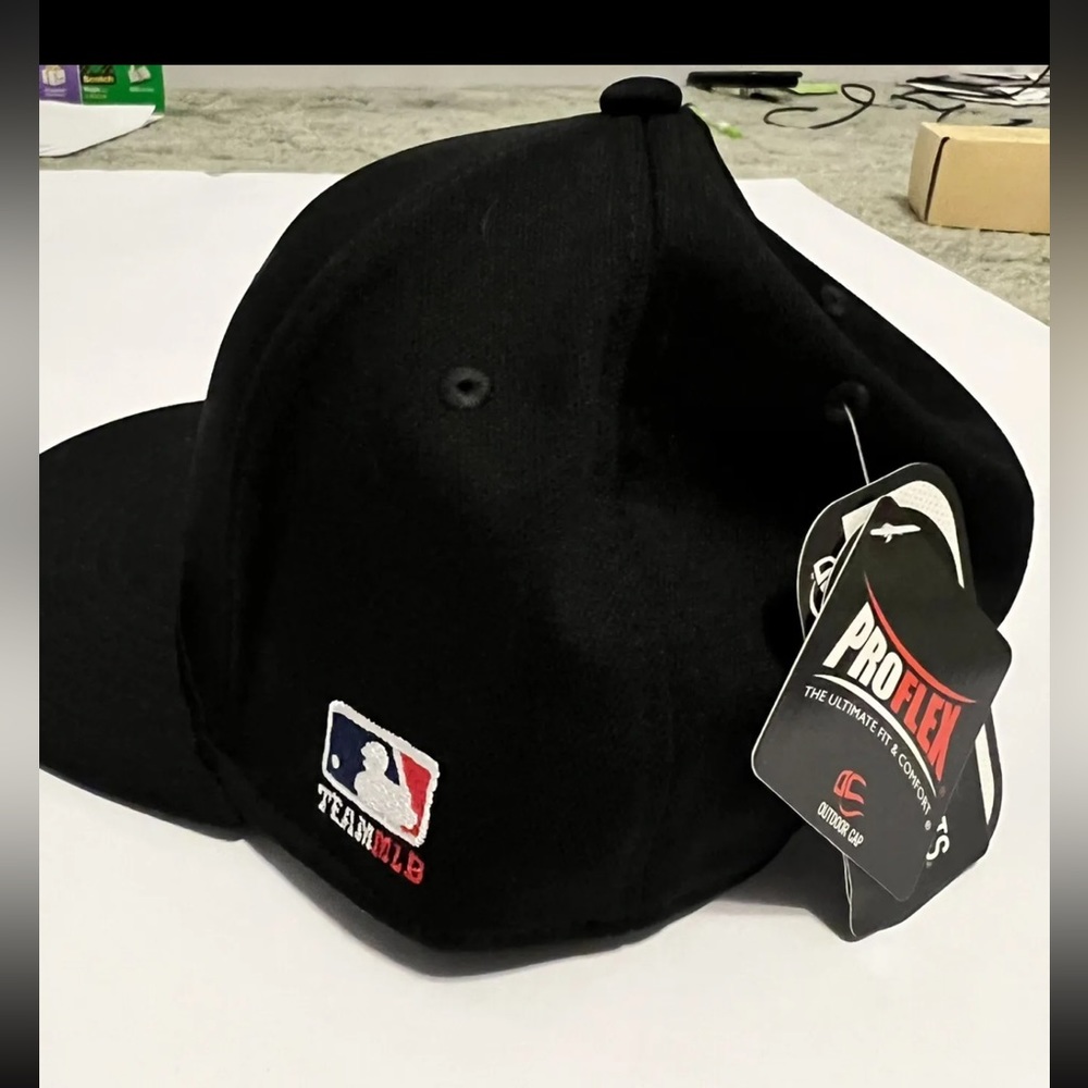 New OC Sports Chicago White Sox Team MLB Baseball Black Eco3 Fitted Cap Hat M/L - Picture 4 of 5